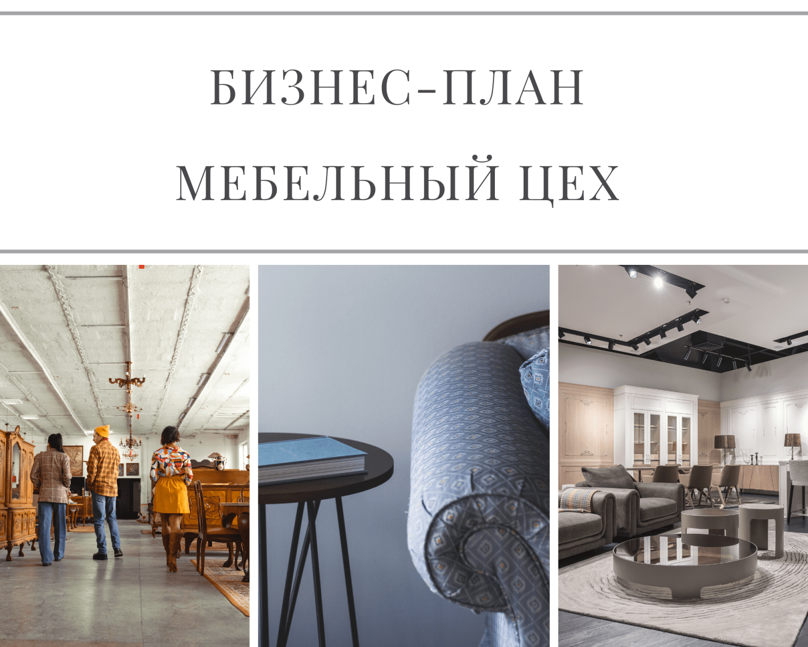 Бизнес-план Мебельный цех с финансовой моделью Exele